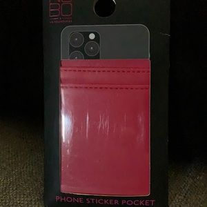 Phone sticker pocket
